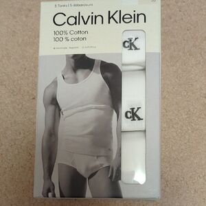 Calvin Klein Men's White Tank Tops